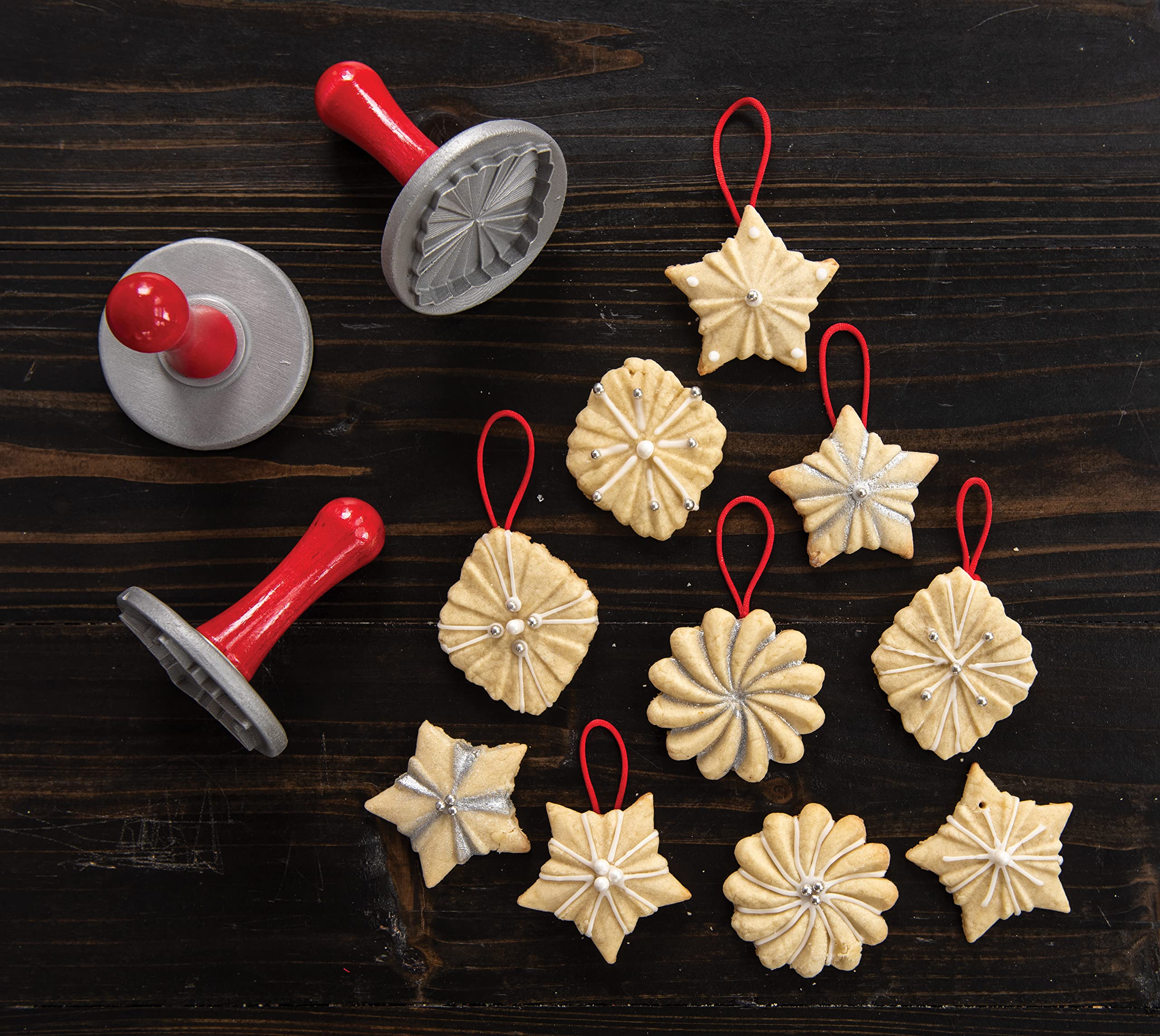 Nordic Ware stamped product packaging with made in America label, emphasizing domestic and imported materials