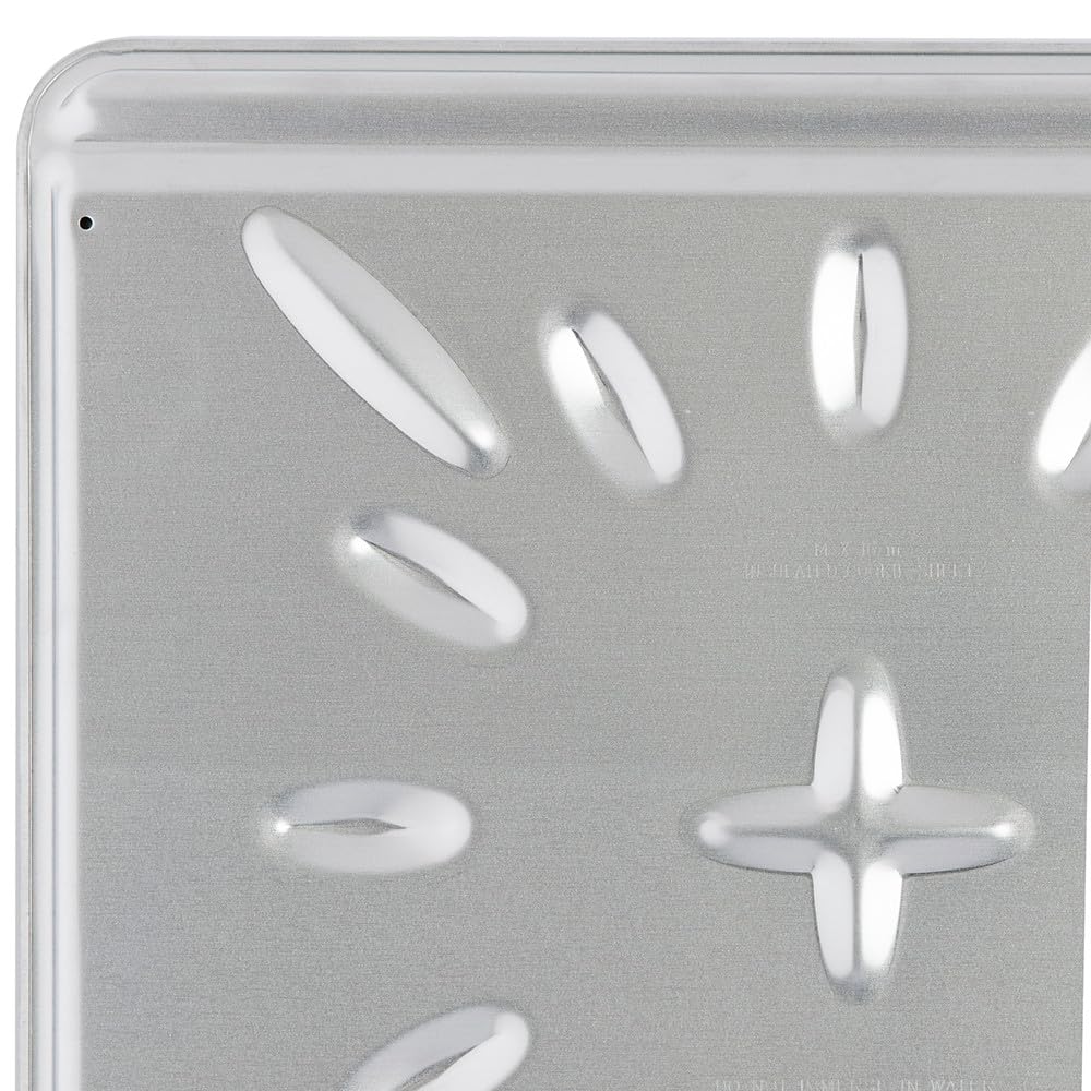 Nordic Ware size comparison with spatula shows 13 x 16 inch baking surface scale