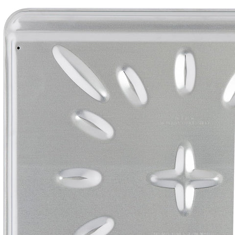 Nordic Ware size comparison with spatula shows 13 x 16 inch baking surface scale