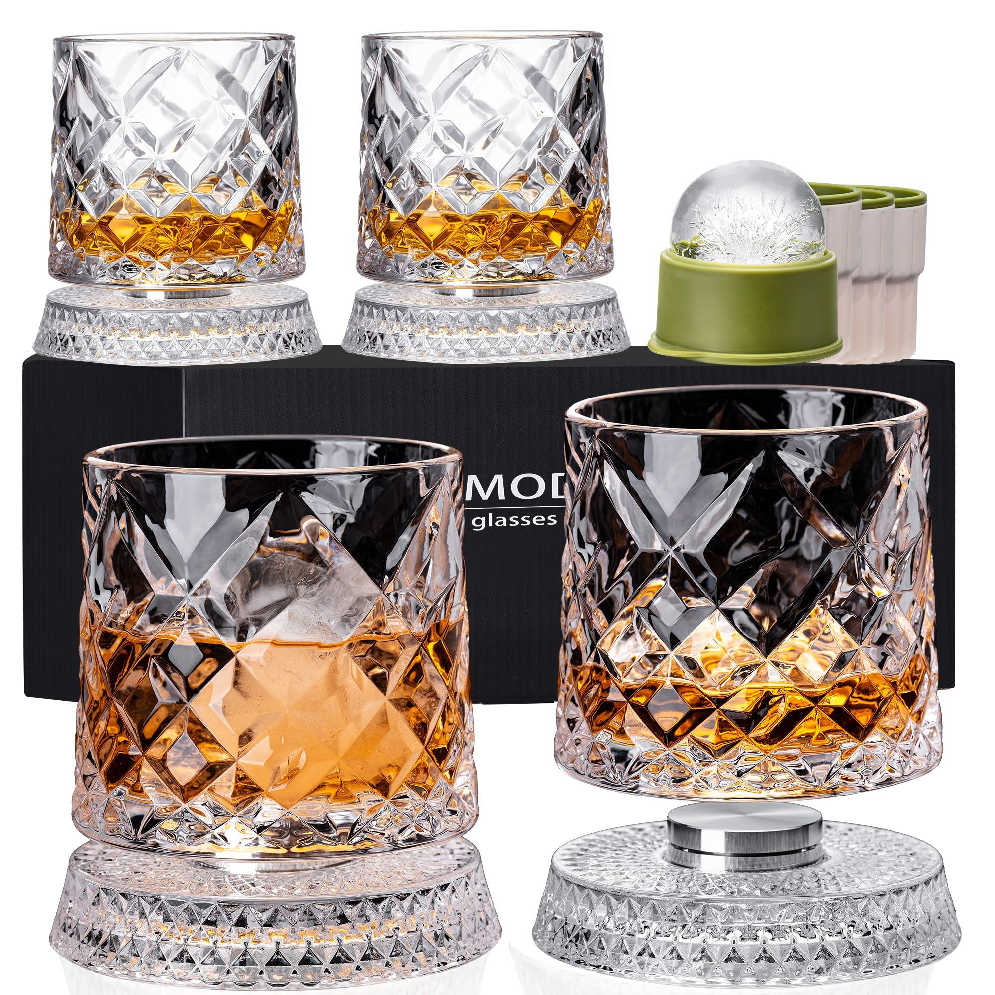 NORIMODA front packaging showing the full glass and accessory set, durable protection