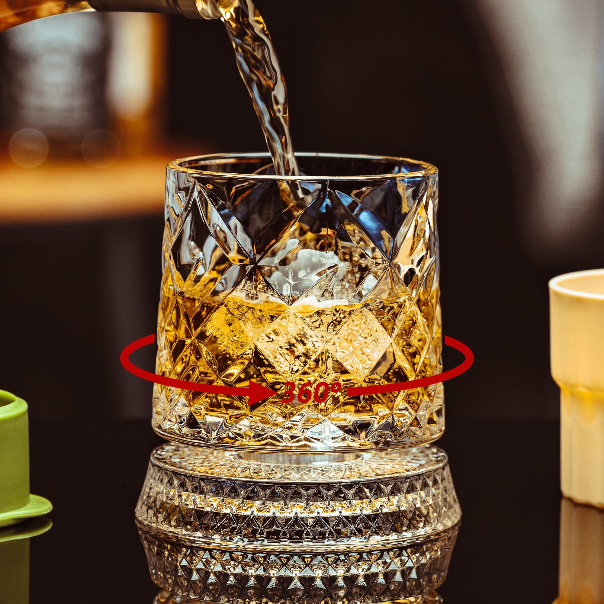 NORIMODA close-up of glass rim clarity and cut for precise sipping