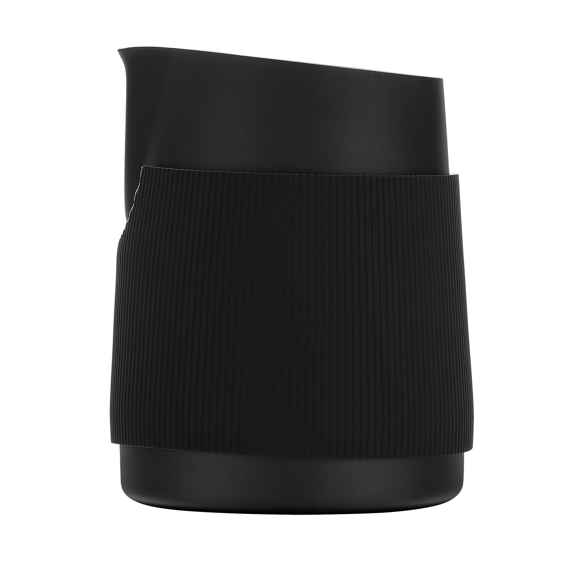 Normcore rounded spout detail enabling precise milk streams for latte art