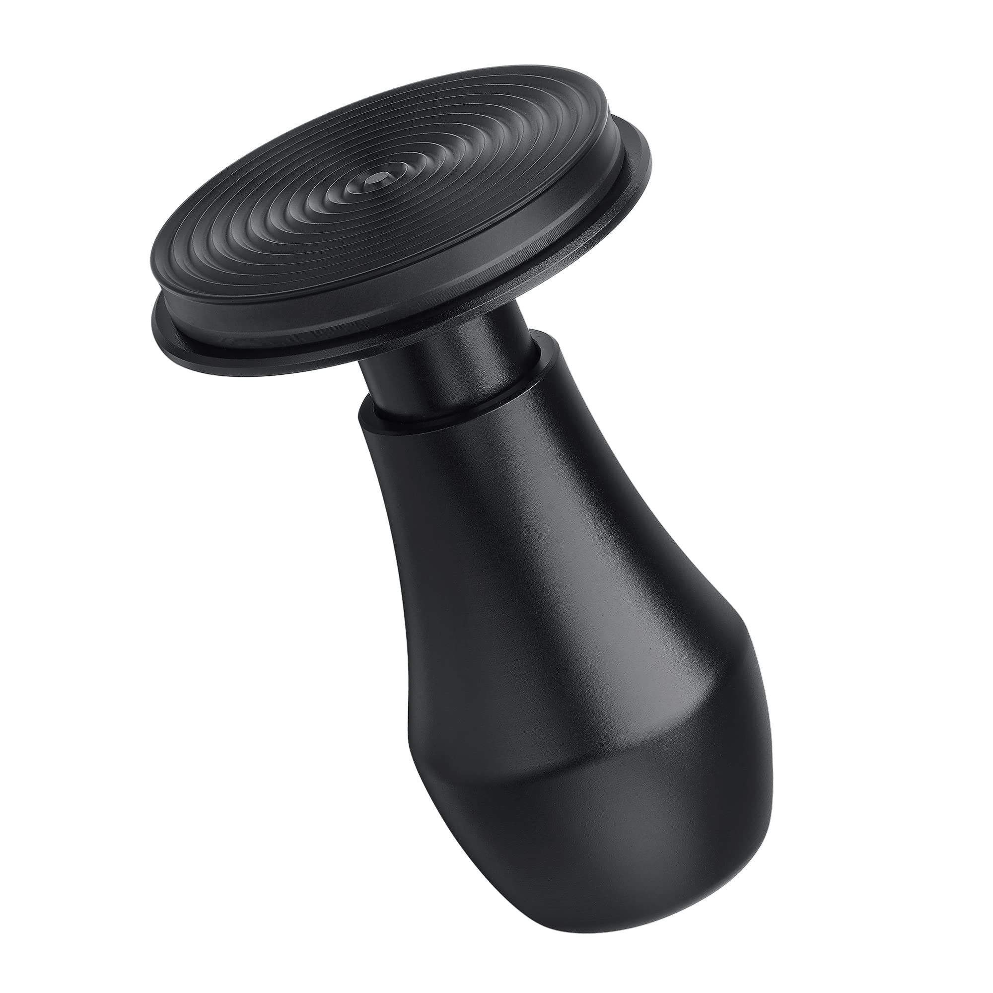 Normcore tamper on included stand keeps base clean between uses
