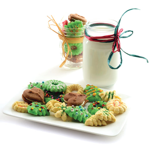 Norpro cookie press recipe card and instructions included for quick baking guidance