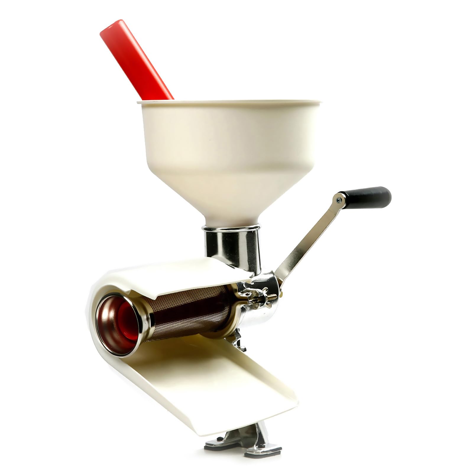 Norpro front view of Sauce Master showcasing durable build and easy operation