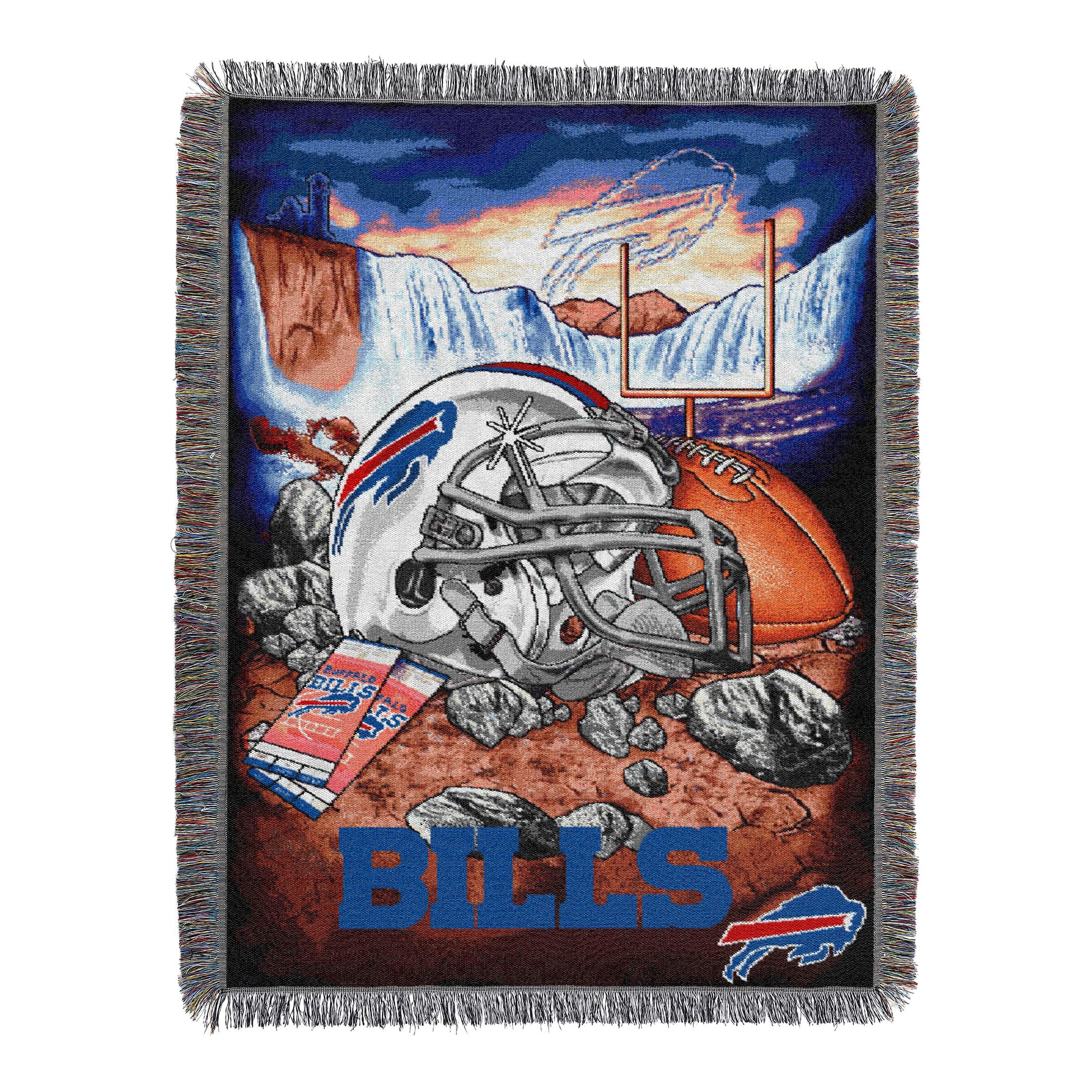 Northwest Buffalo Bills front display showing full design and bold team branding