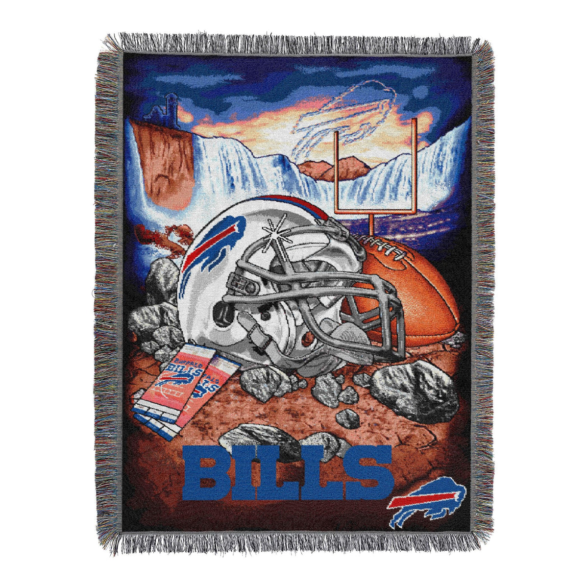 Northwest Buffalo Bills front display showing full design and bold team branding
