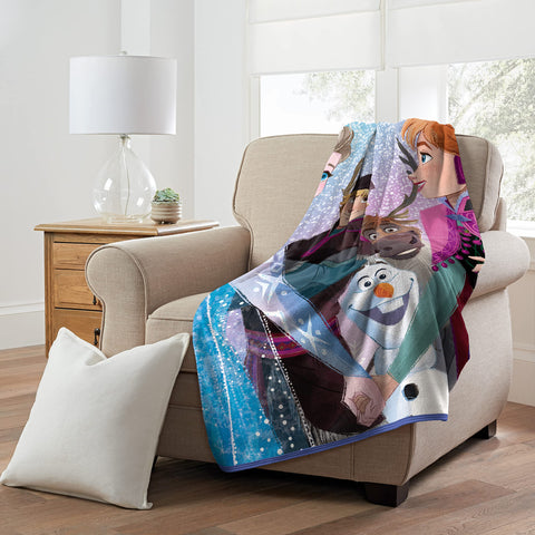 Northwest throw draped on sofa showing cozy styling and room accent benefit