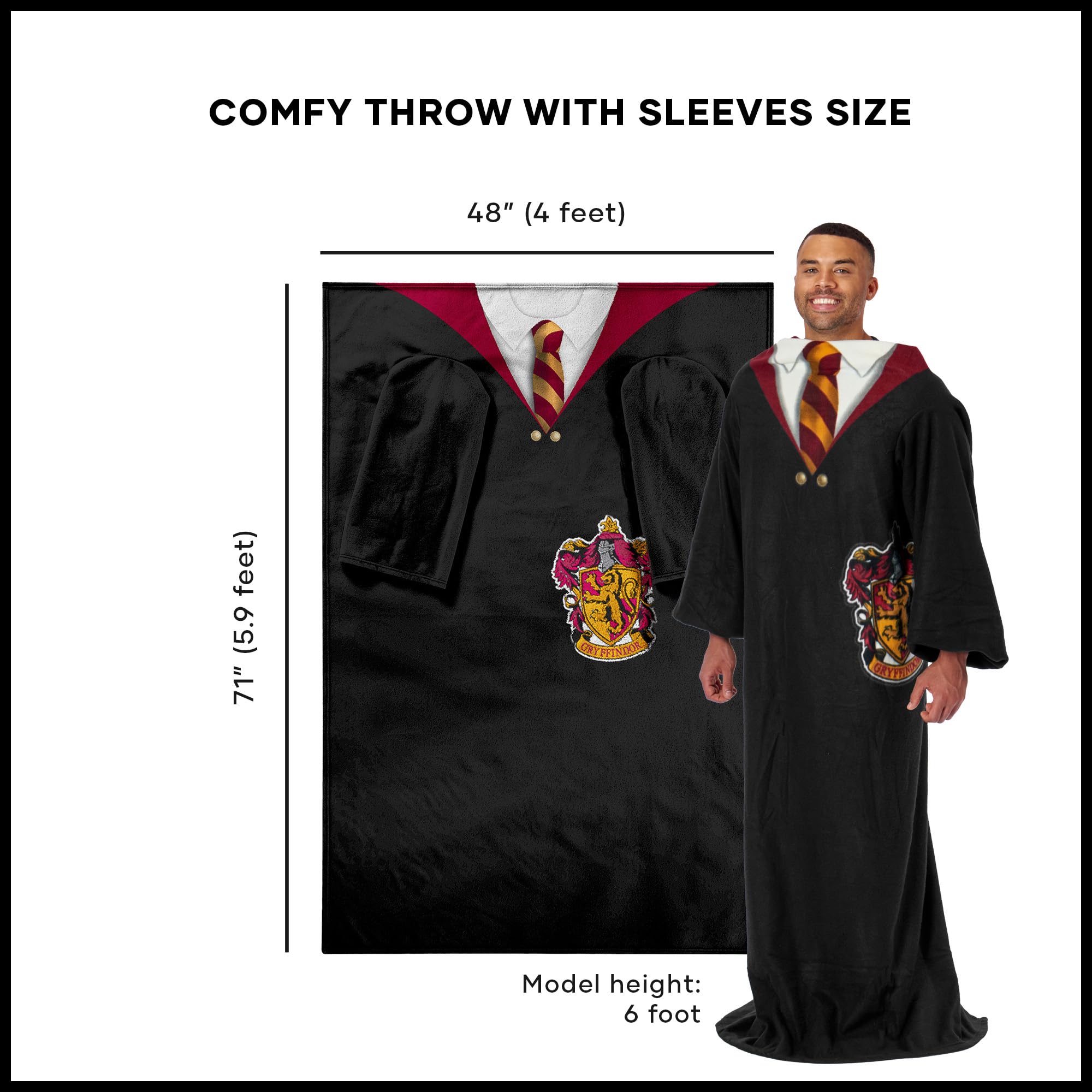 Northwest Gryffindor folded for storage highlighting easy-care convenience