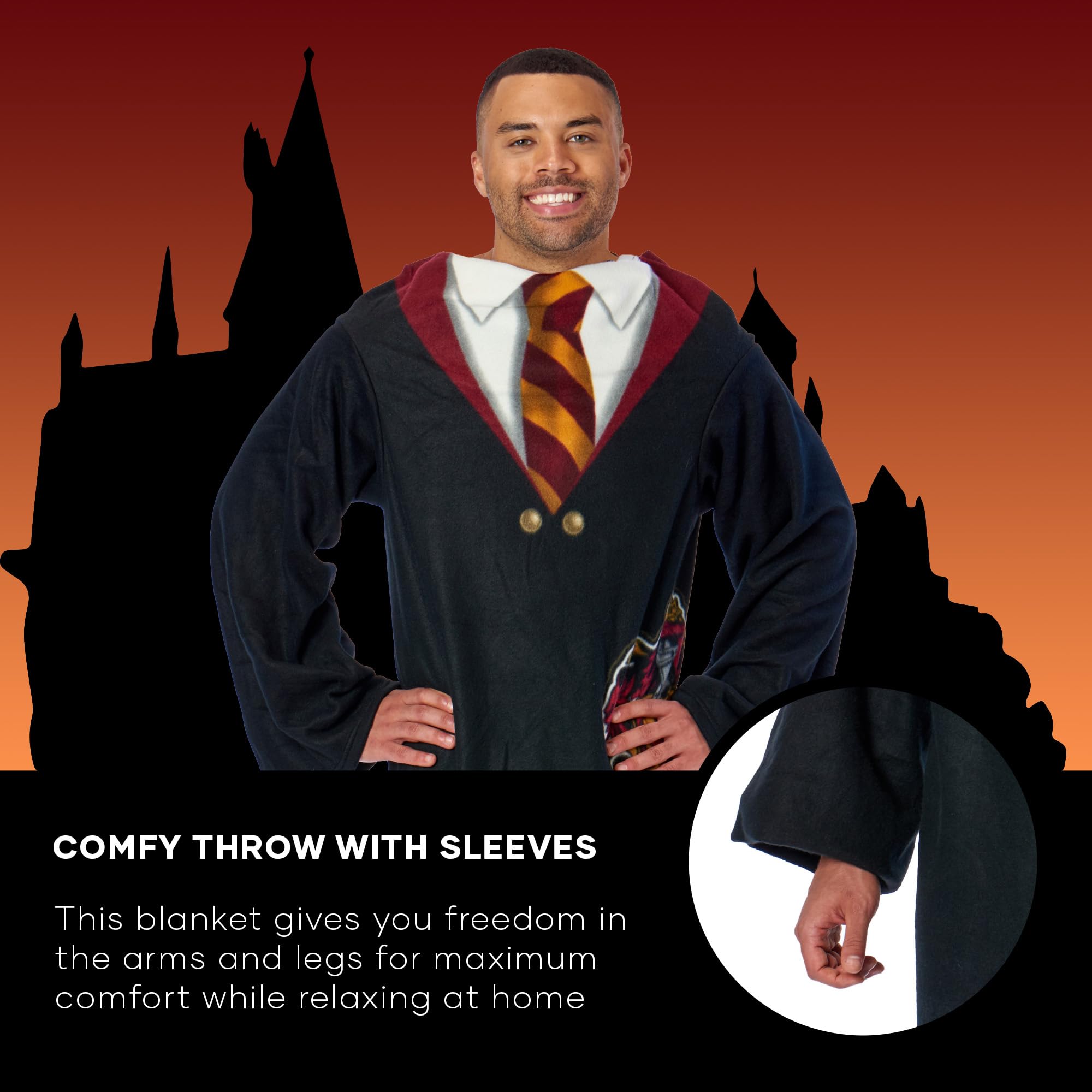 Northwest Gryffindor label and official licensing badge for authentic merchandise