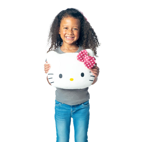 Northwest Hello Kitty close-up of embroidered face preserving durable detail