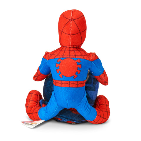 Northwest Spider-Man pillow detail showcasing character print and cuddly support