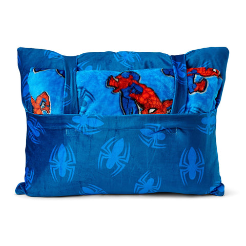 Northwest Spider-Man set styled in a kids room for themed décor and comfort