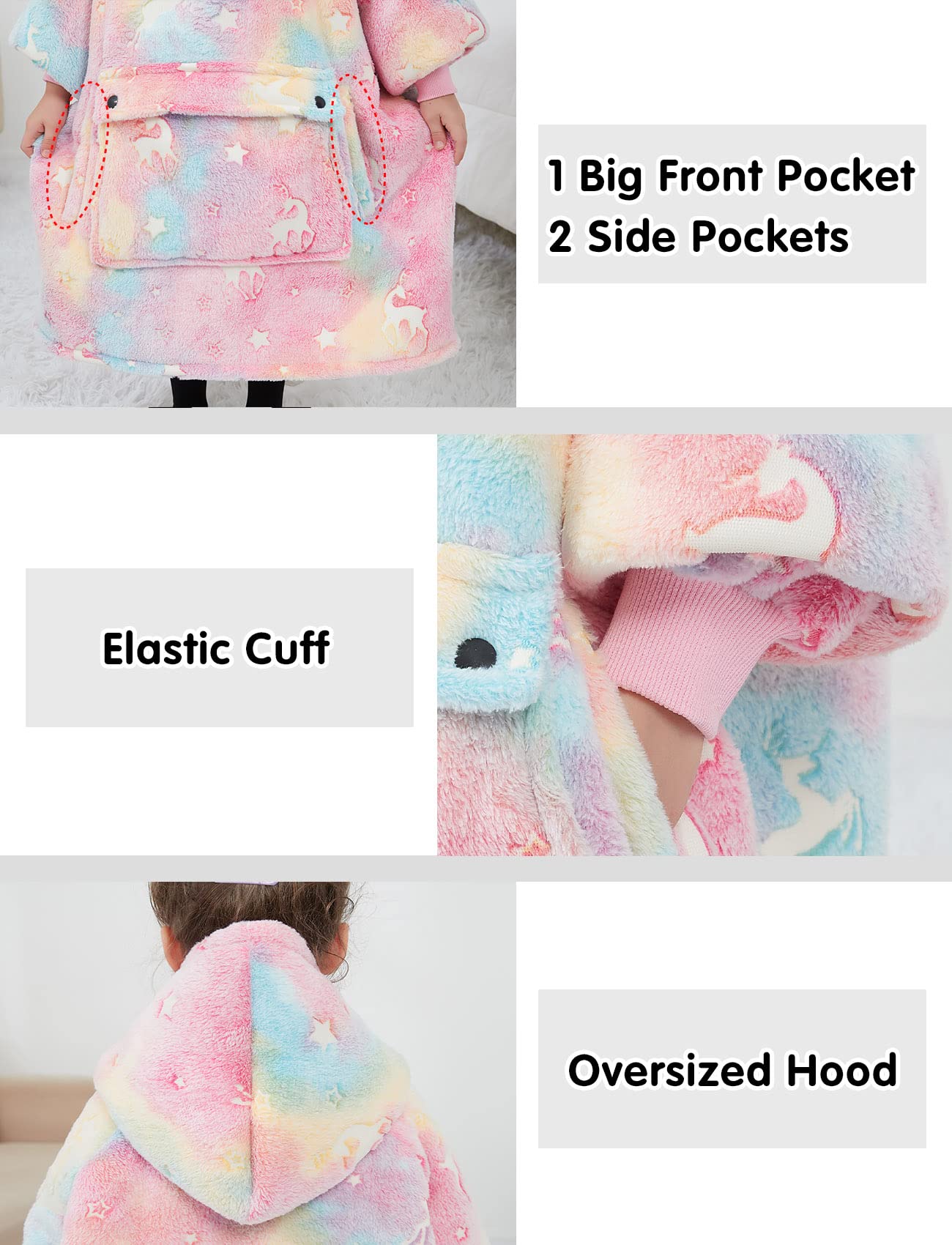 NOUKOW front and side pockets filled with items showing handy storage benefit