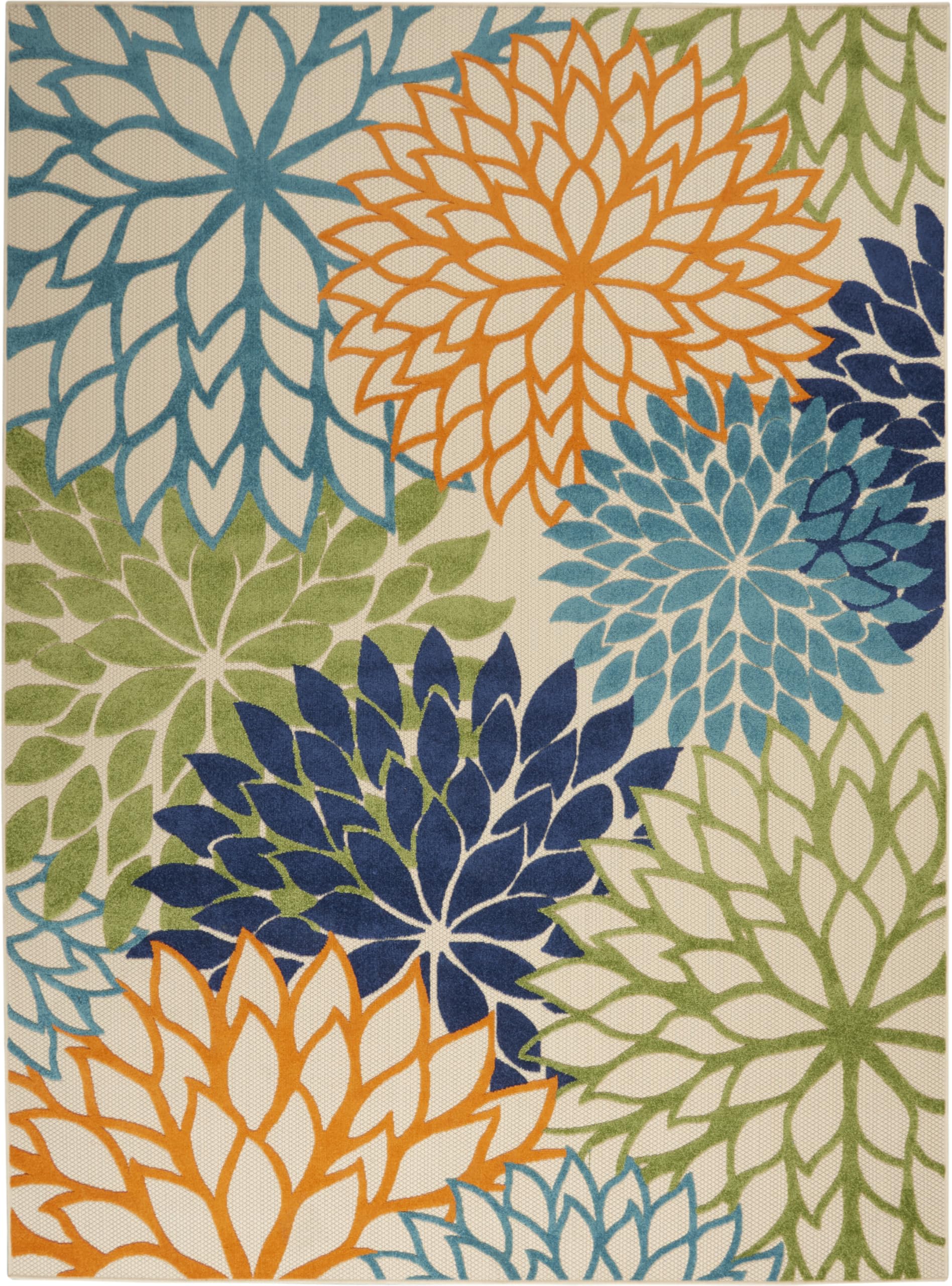 Nourison rug rolled for compact storage and easy seasonal use