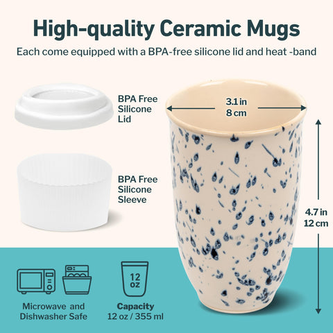 NOVA CERAMICS Orchid in car cup holder showing travel-ready fit and spill convenience