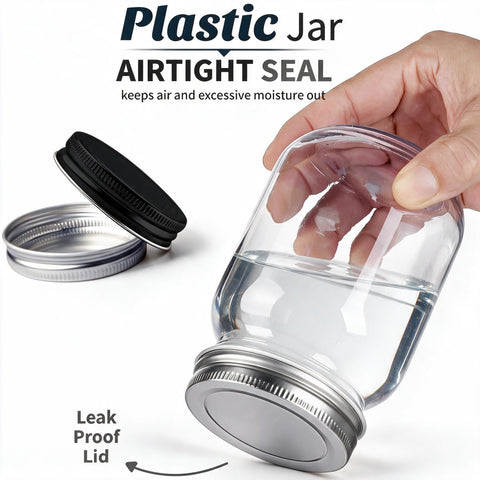novelinks jar filled with pasta showcasing clear content visibility
