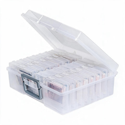 novelinks outer case front view showing organized storage and easy carry benefit