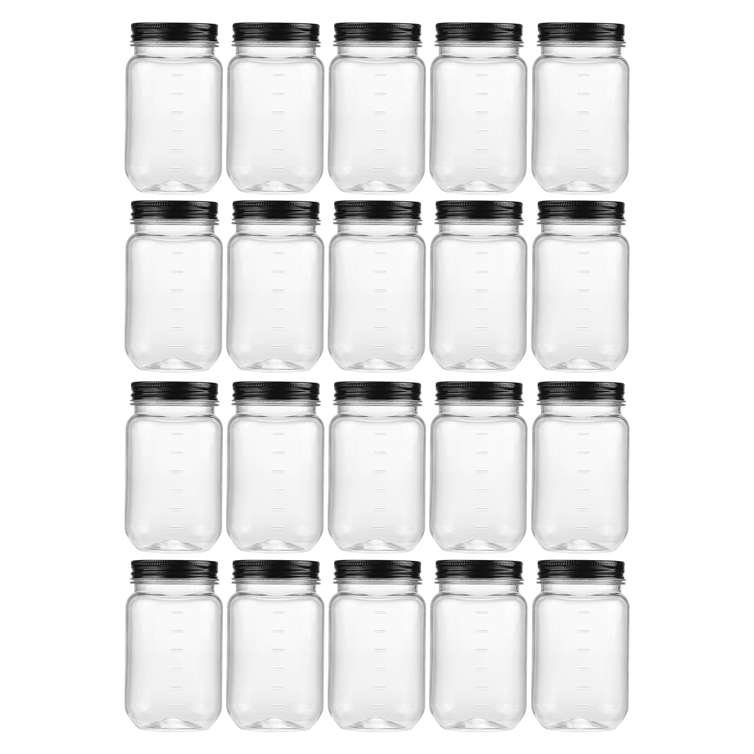 novelinks front view jar showing clear body and lightweight benefit
