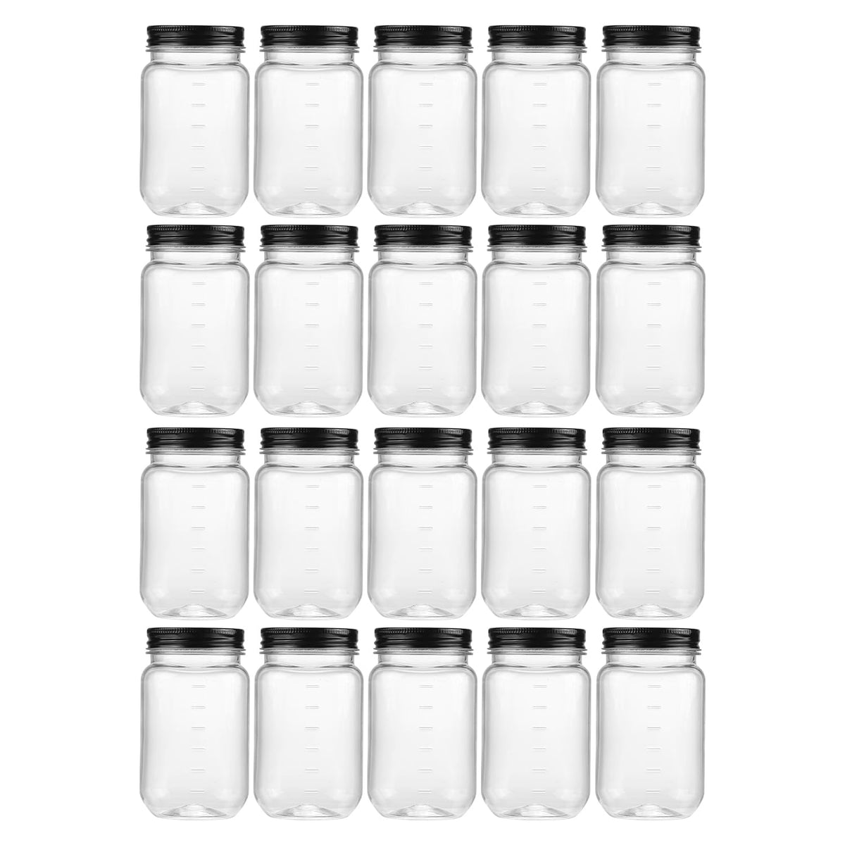 novelinks front view jar showing clear body and lightweight benefit