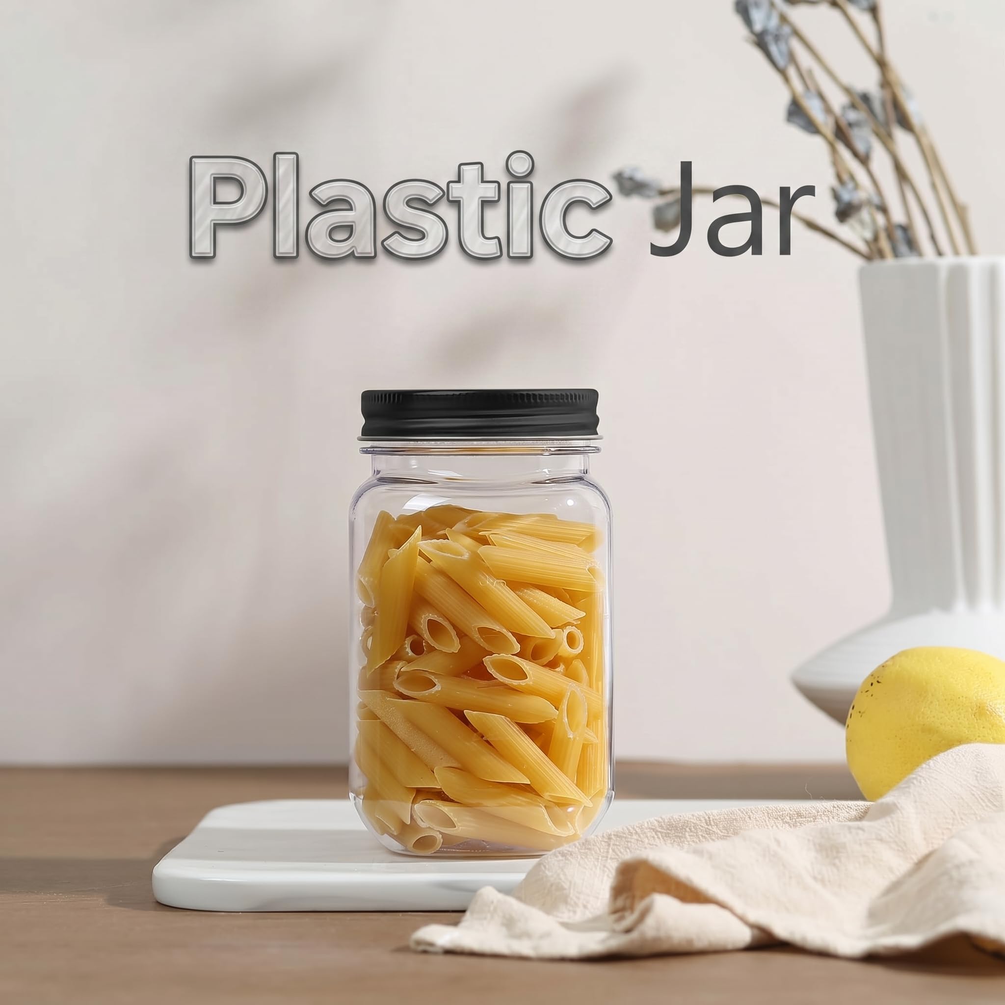 novelinks stacked jars illustrating space-saving, tidy organization