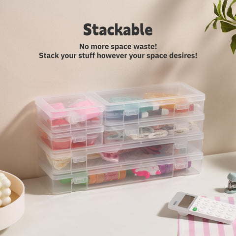 novelinks stacked boxes on shelf saving space and keeping desk tidy