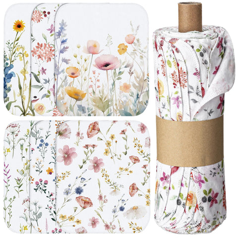Noveread front packaging showing 36 wildflower cotton towels and quantity benefit