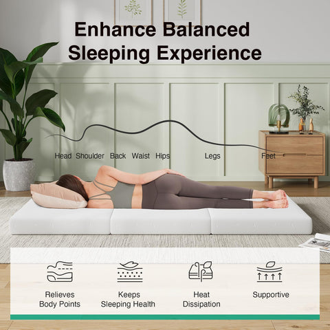 Novilla folded into sofa setup demonstrating portable seating and sleeping benefit