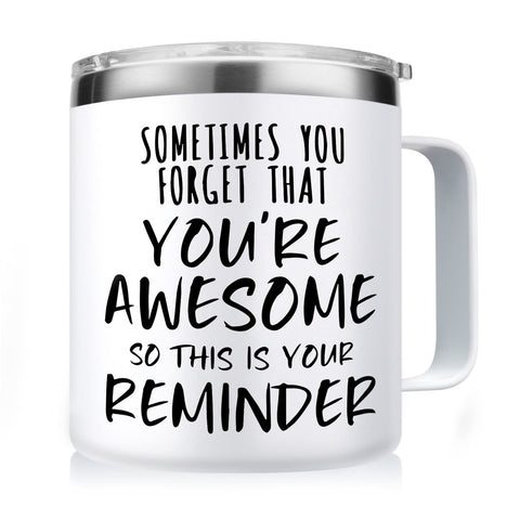 NOWWISH front view showing inspirational message and clean white finish for gifting
