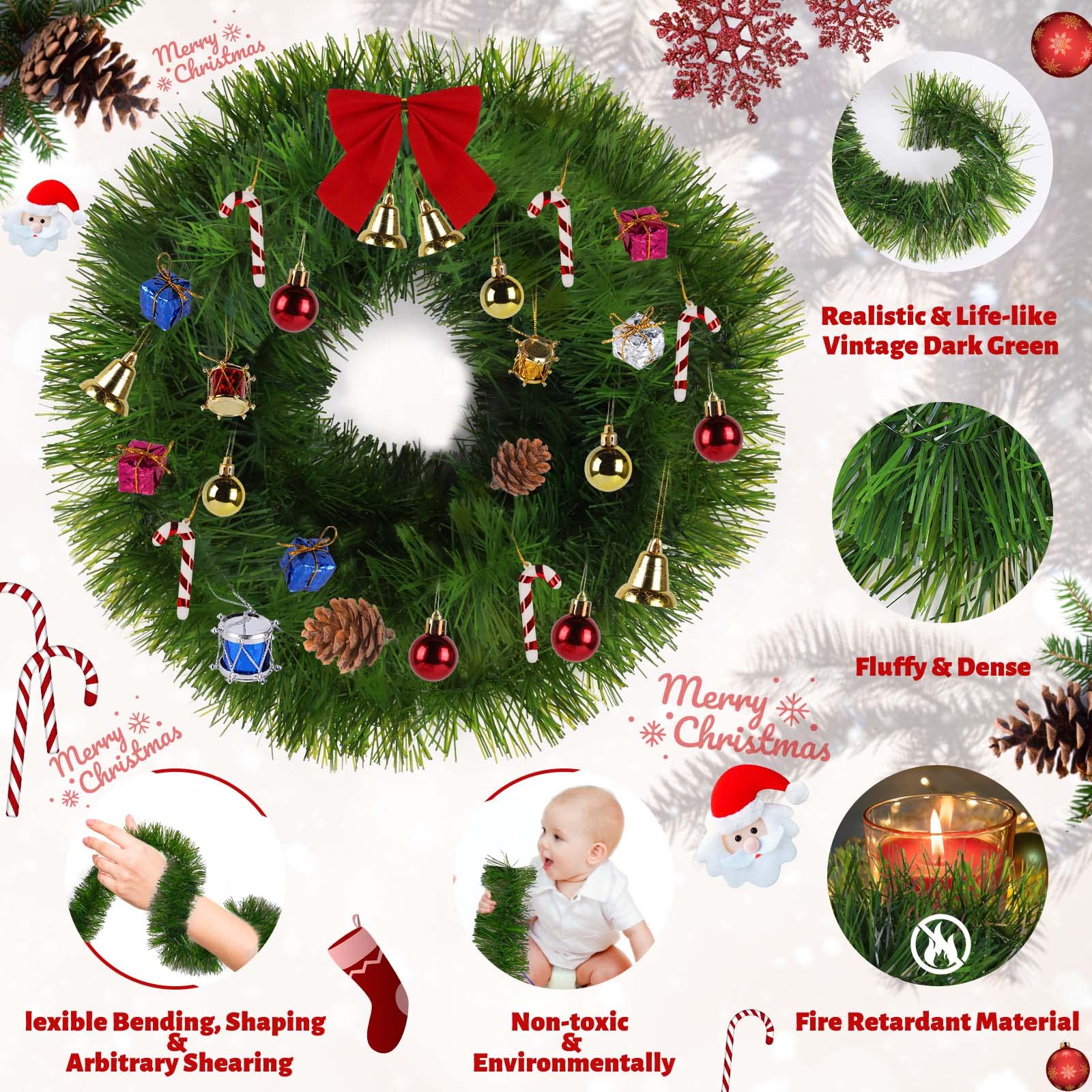 NQN assortment of 58 included decor pieces showing easy styling