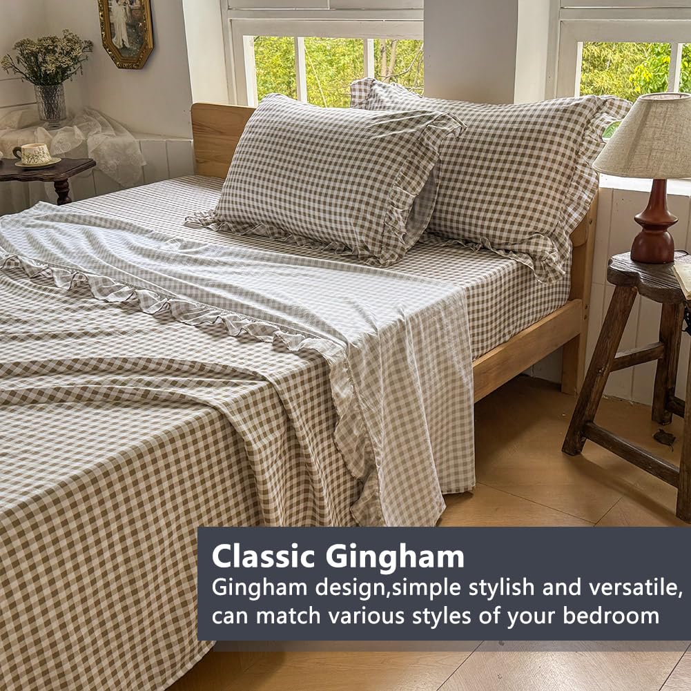 NSNLGSGC fitted sheet deep pocket detail showing snug fit for up to 15 inch mattress
