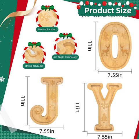 Nsoyos JOY letters on a kitchen table lifestyle scene showing ready-to-serve party focal benefit