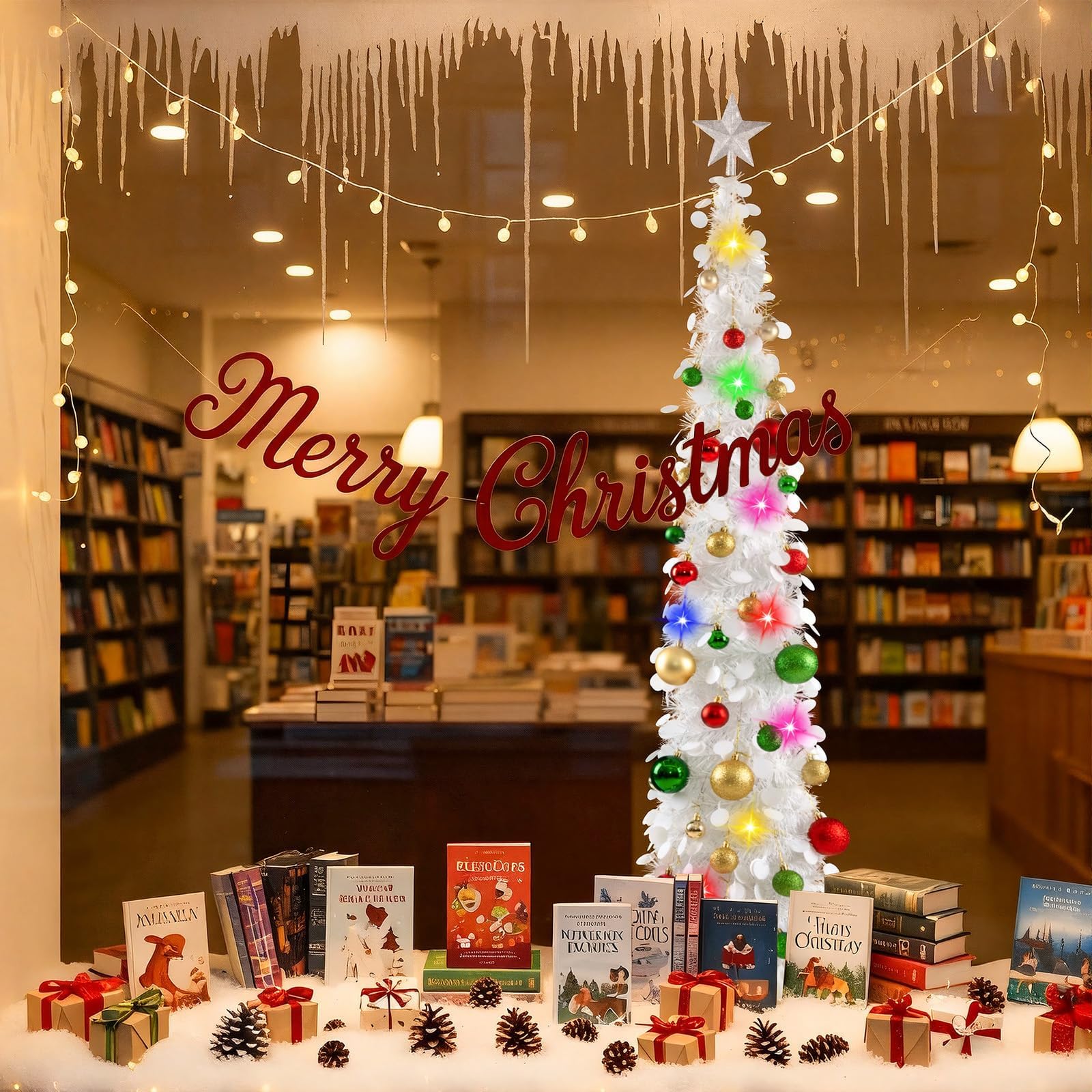 N&T NIETING tree placed on small office desk illustrating easy placement and bright decor