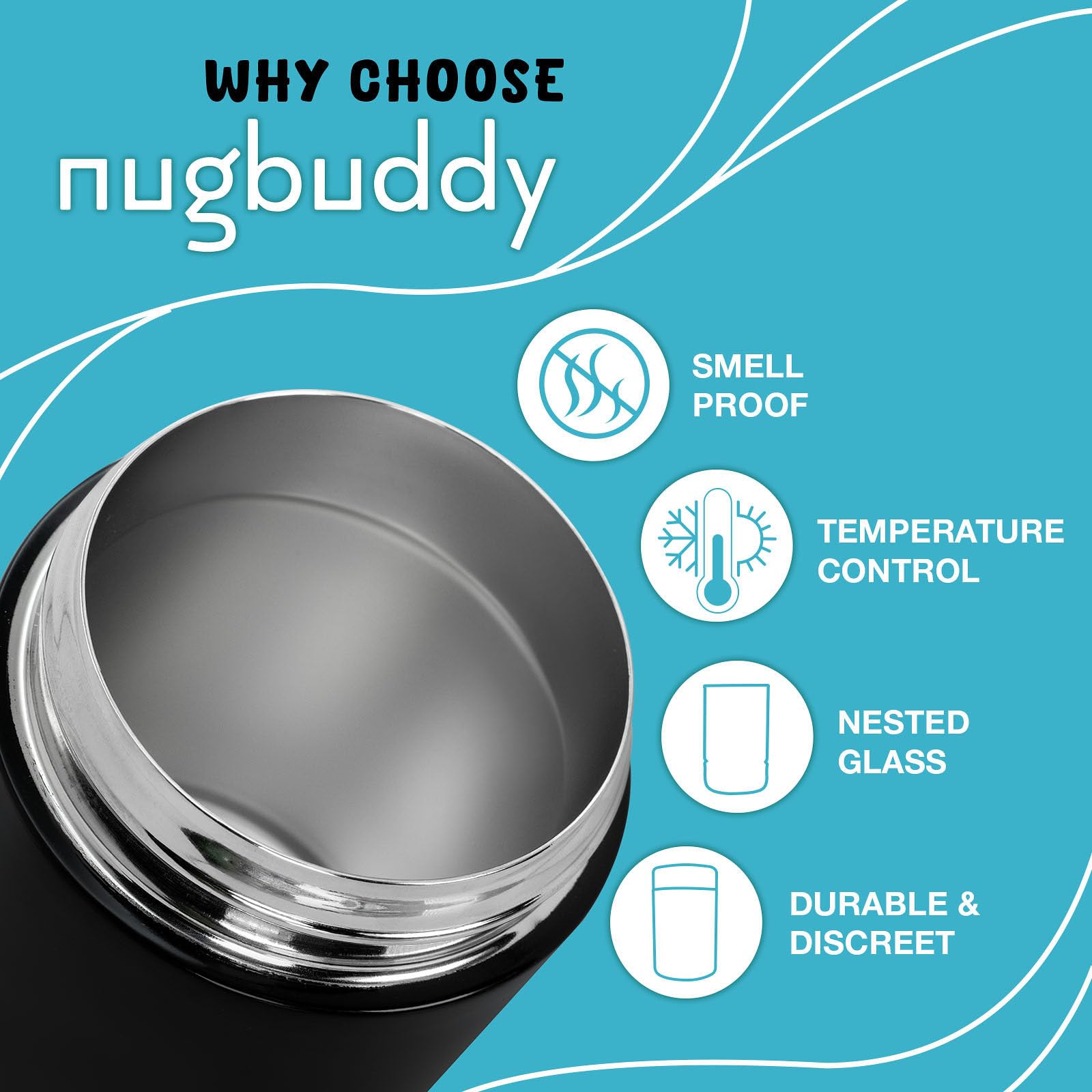 nugbuddy image of vacuum valve detail demonstrating reduced air exposure