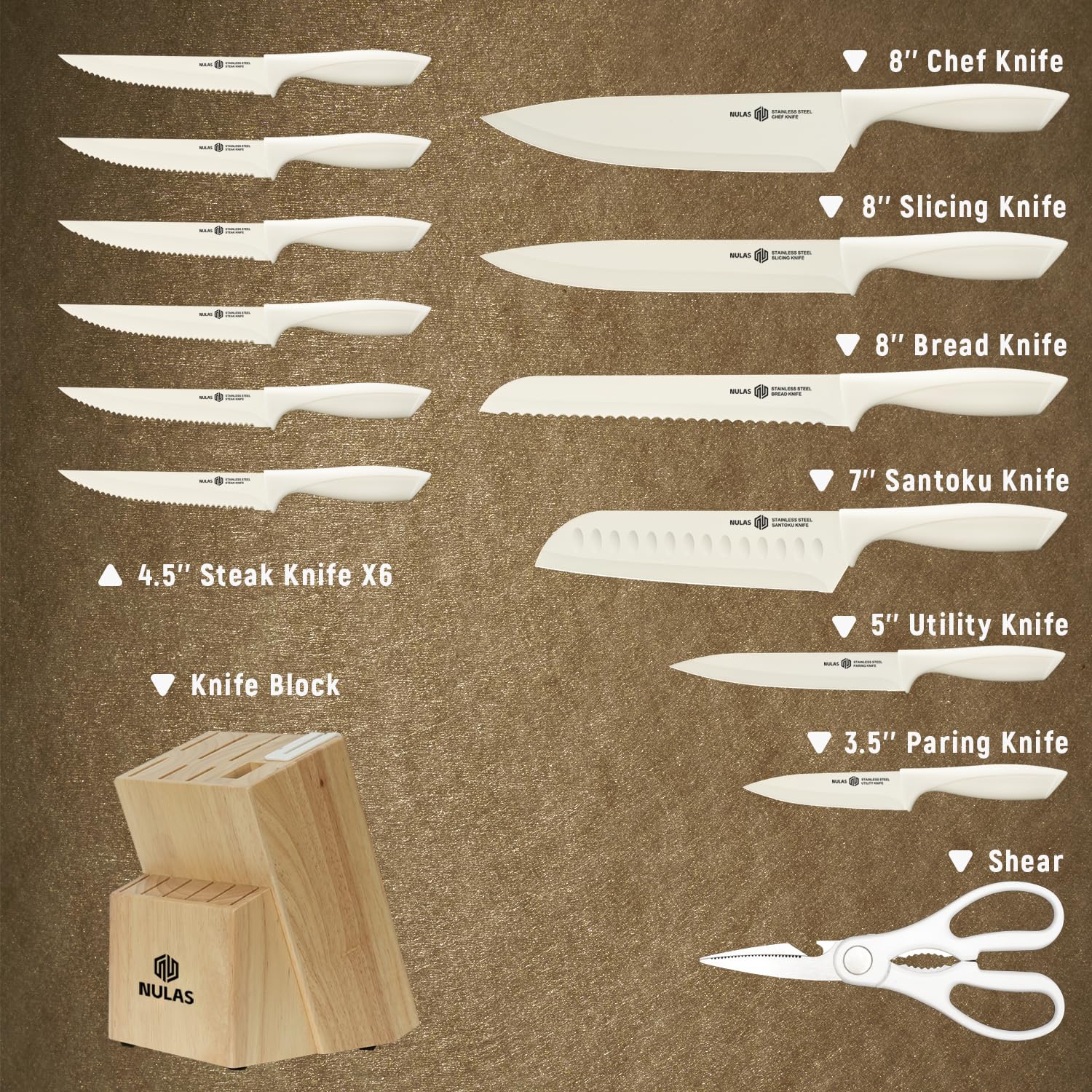 NULAS closeup blade edge highlighting high-carbon steel sharpness benefit