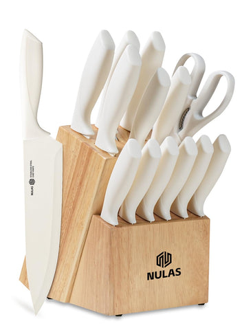 NULAS front block display in cream showing complete set and quick access