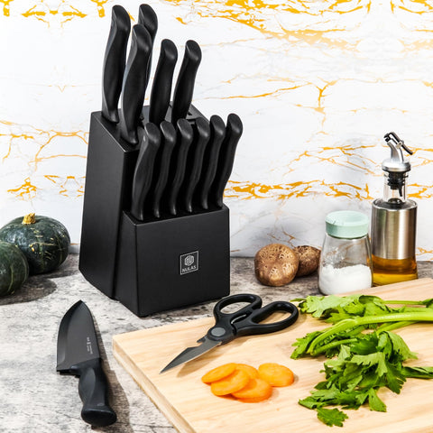 NULAS ergonomic polymer handle close-up offering secure grip for comfortable control