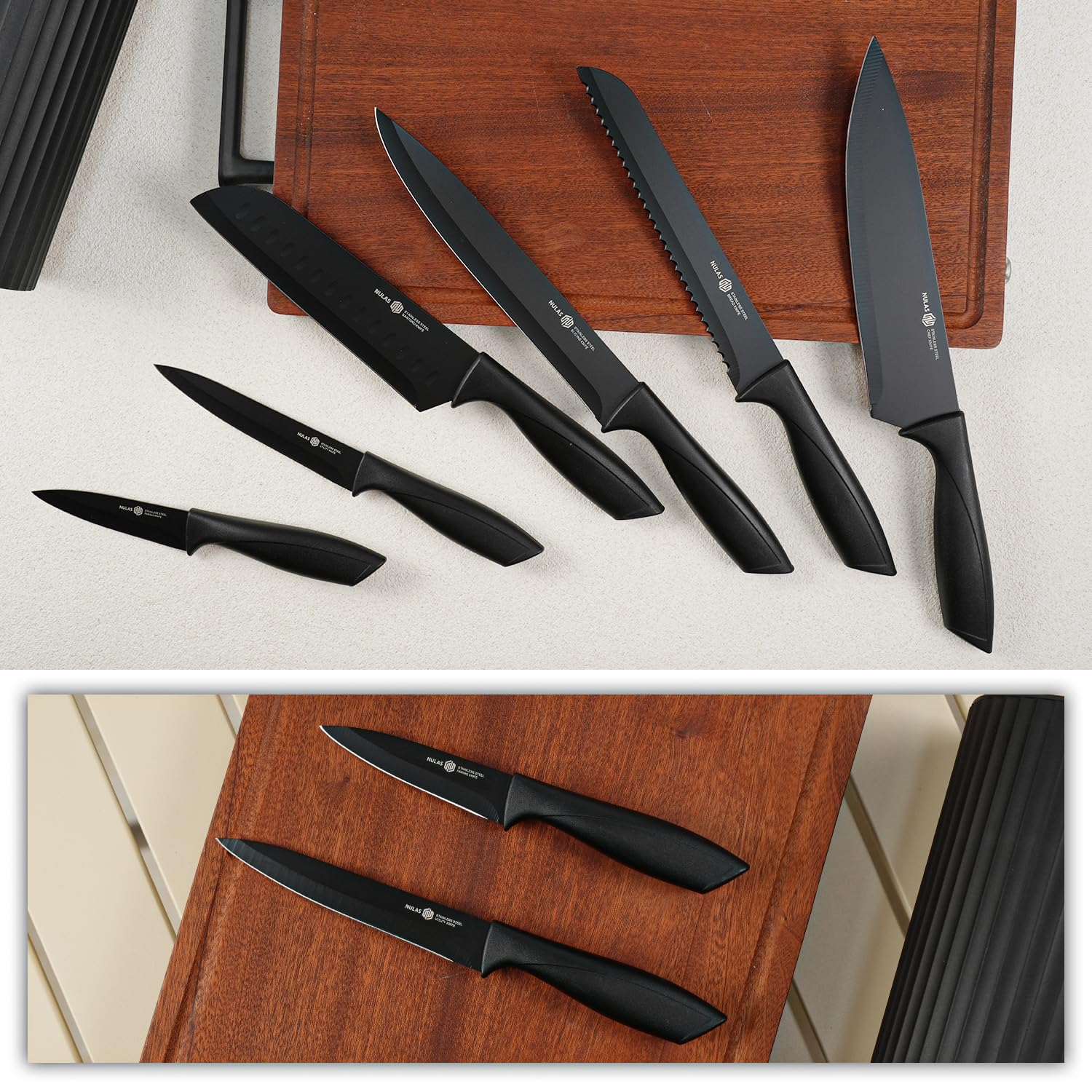 NULAS kitchen shears detail used to trim herbs and open packages