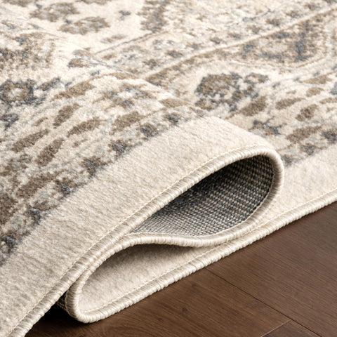 nuLOOM Becca close-up medallion detail showing pattern clarity and visual depth