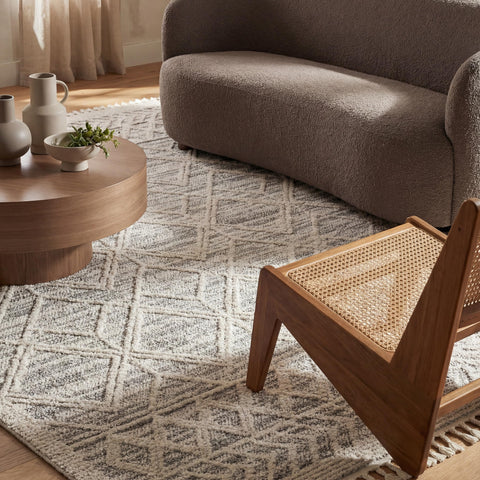 nuLOOM rug cleaning supplies near runner illustrating easy maintenance benefit