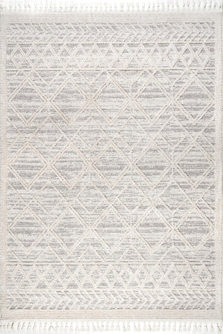 nuLOOM Ansley pile texture close-up showing soft polyester fibers for cozy comfort
