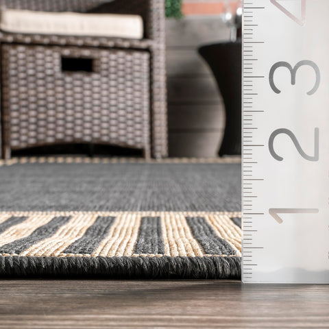 nuLOOM Asha low-pile profile demonstrating easy chair movement
