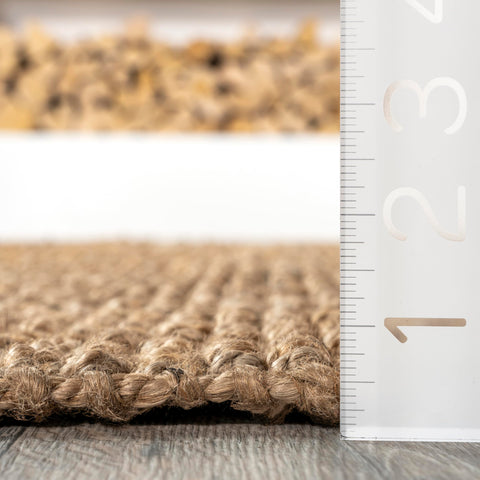 nuLOOM runner in hallway showing traffic-ready performance and neutral tone
