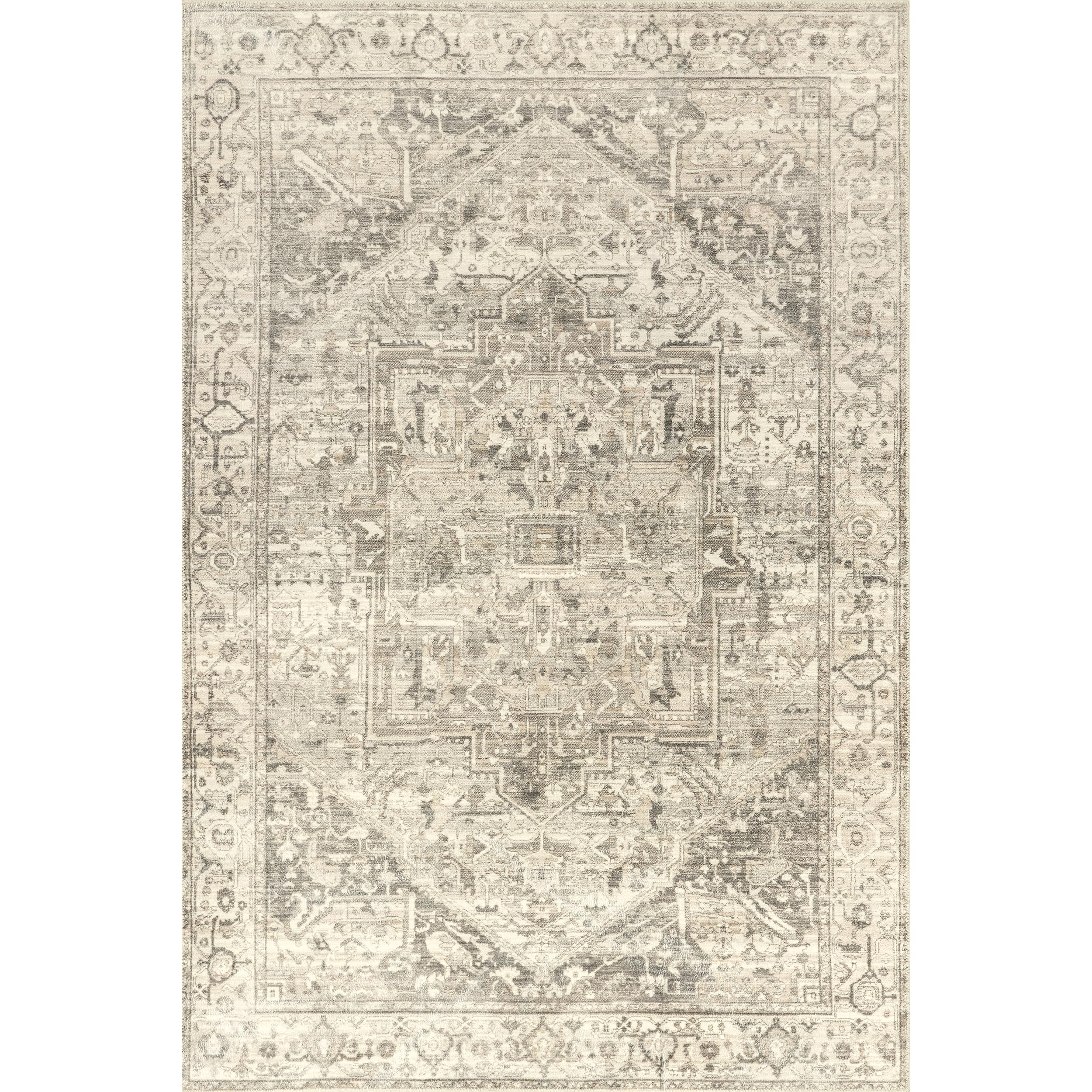 nuLOOM Brielle styled in living room adding neutral foundation and warmth