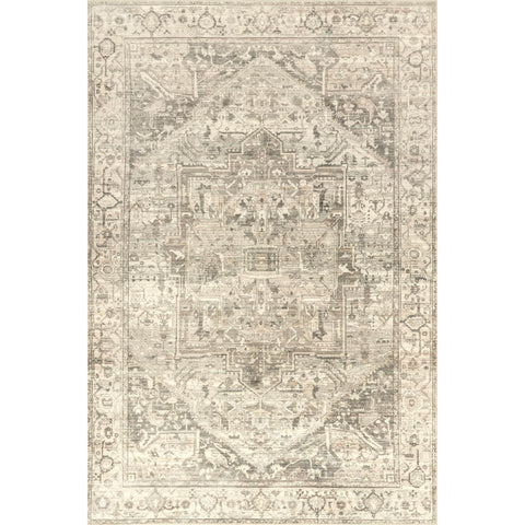nuLOOM Brielle styled in living room adding neutral foundation and warmth