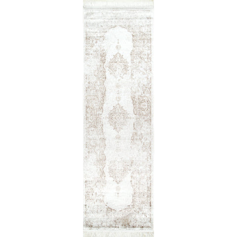 nuLOOM Cantrell with rug pad underneath improving grip and floor protection benefit