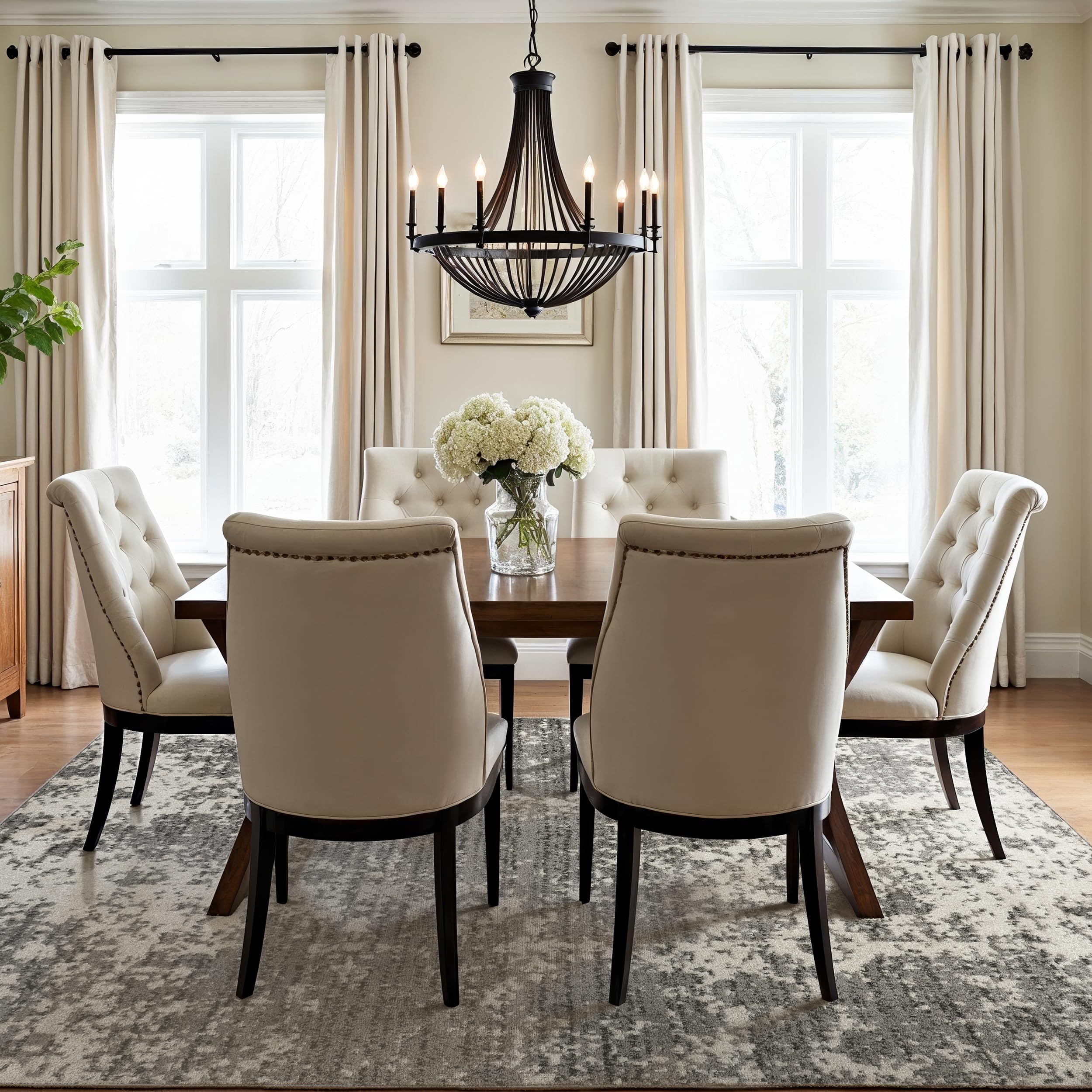 nuLOOM Deedra in living space with accessories showing harmony benefit: coordinates with decor