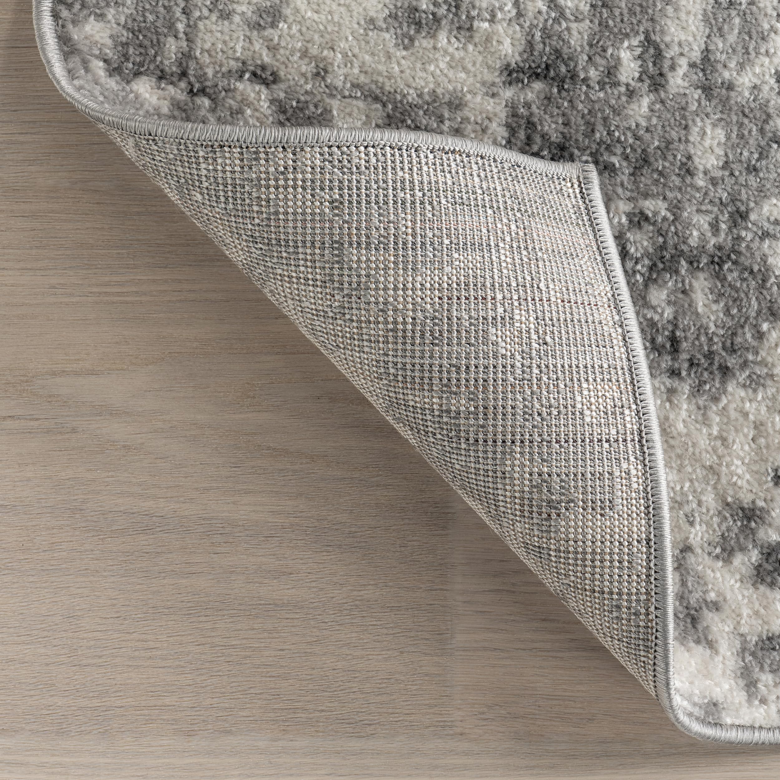 nuLOOM Deedra under dining table illustrating practicality in dining areas