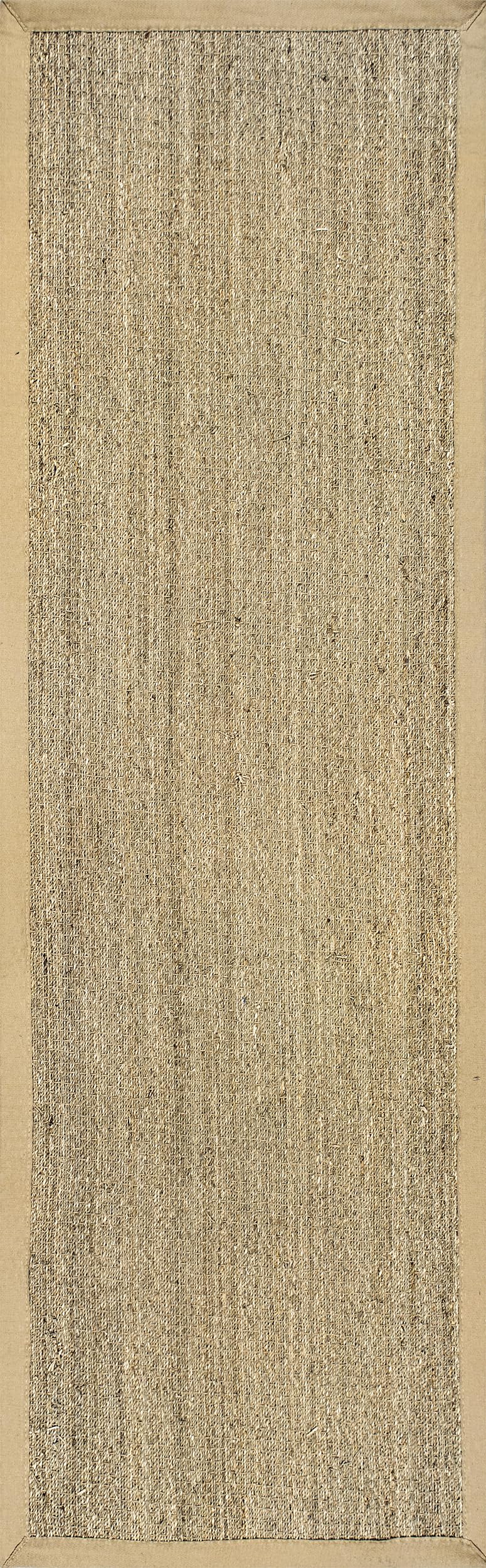 nuLOOM Elijah close-up of seagrass weave highlighting durable texture and natural feel