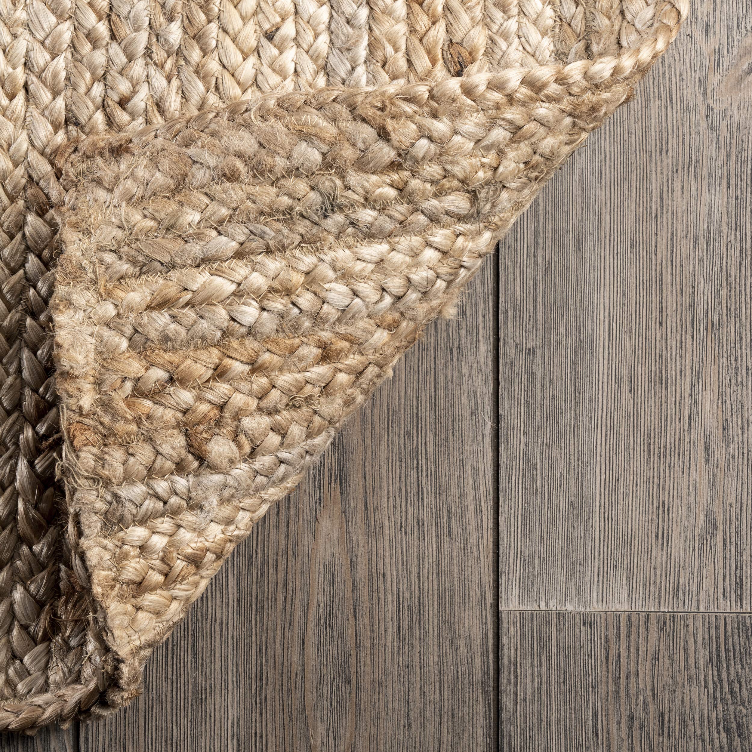 nuLOOM rolled rug in packaging demonstrating ready-to-install, handcrafted product